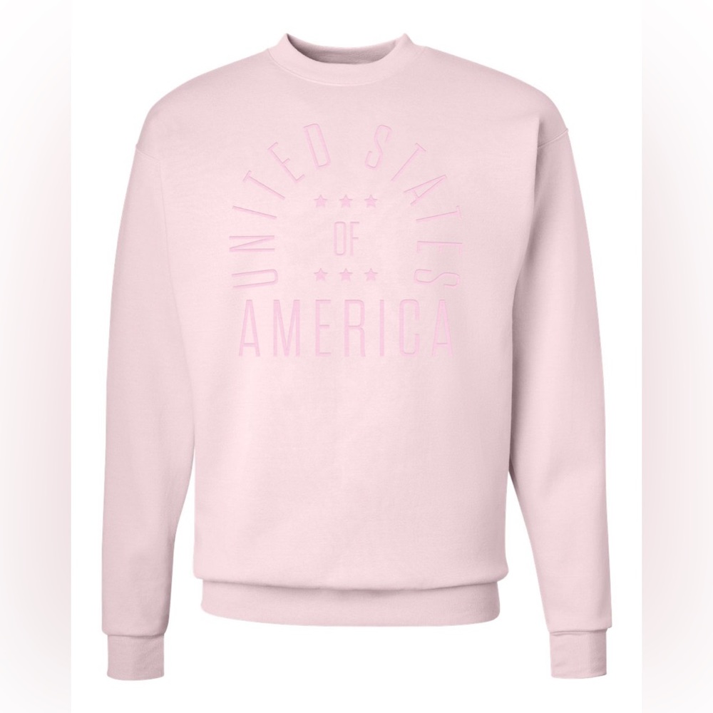 The United States of America embroidered Crewneck.